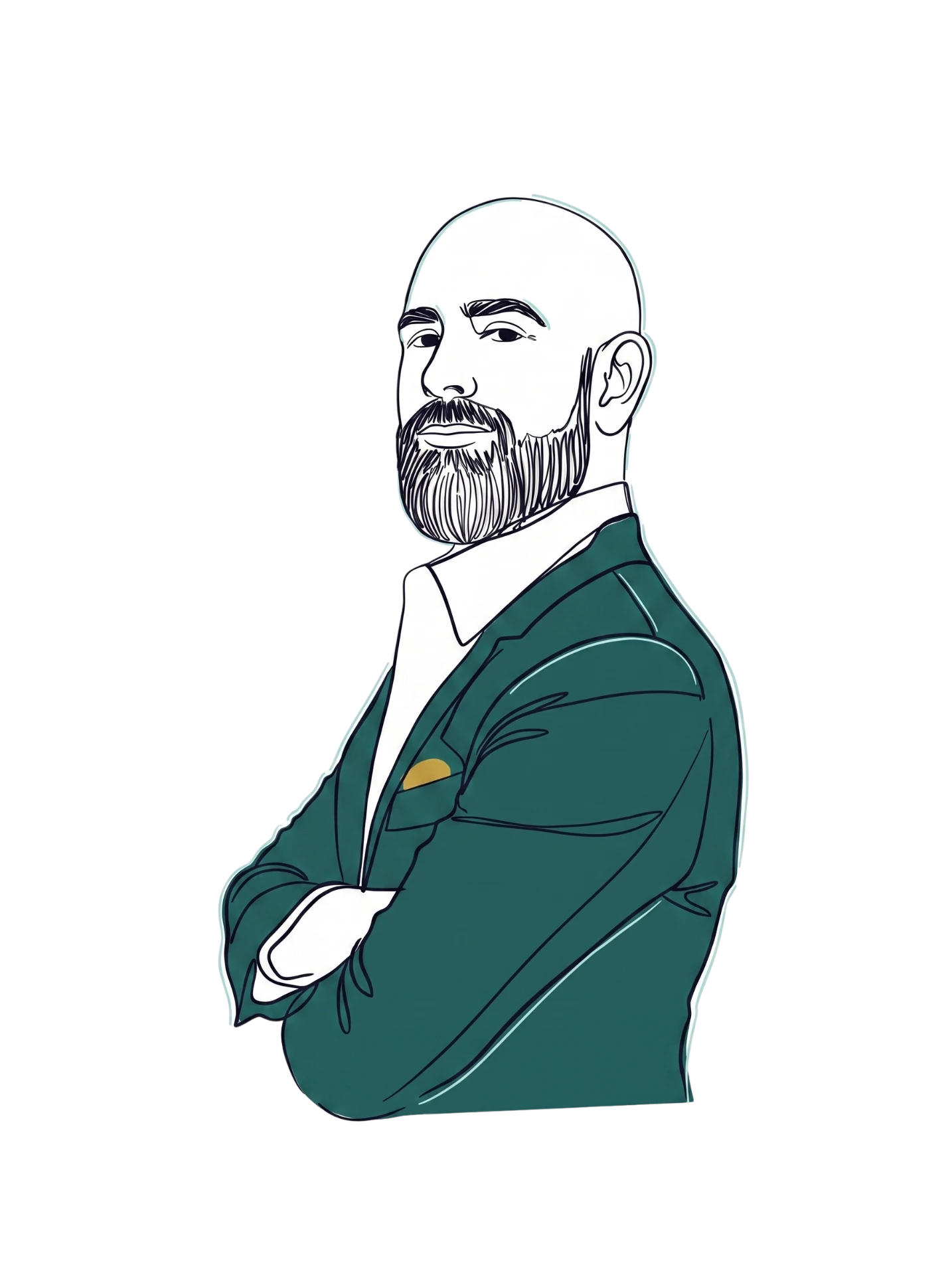 Gaurav Dhar, line illustration